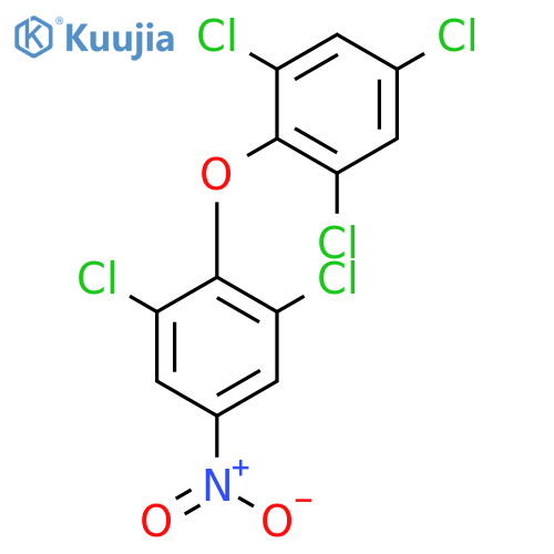 Benzene, 1,3-dichloro-5-nitro-2-(2,4,6-trichlorophenoxy)- structure