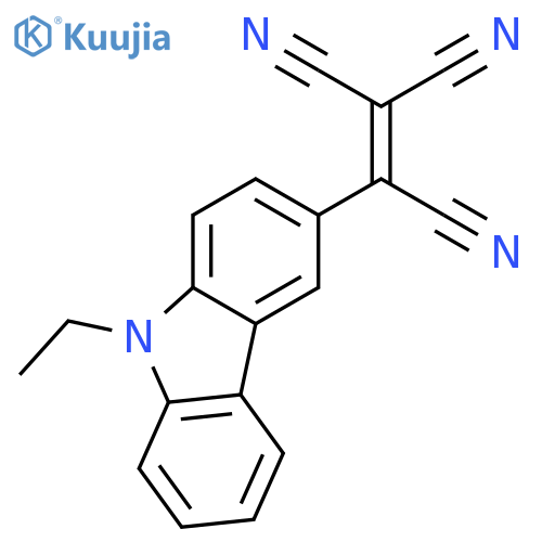 Ethenetricarbonitrile, (9-ethyl-9H-carbazol-3-yl)- structure