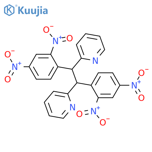 PYRIDINE, 2,2'-[1,2-BIS(2,4-DINITROPHENYL)-1,2-ETHANEDIYL]BIS- structure