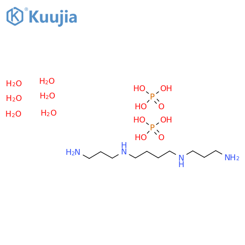 Spermine Phosphate Hexahydrate structure