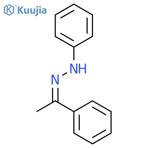 Ethanone, 1-phenyl-,2-phenylhydrazone structure