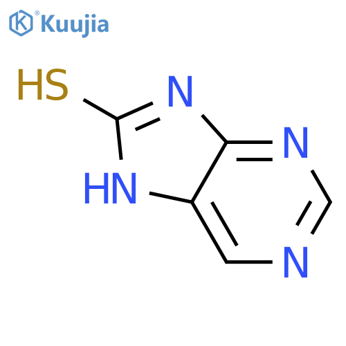 7H-Purine-8-thiol structure