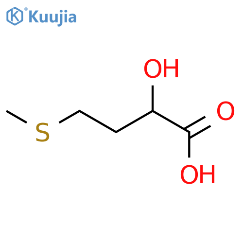 2-Hydroxy-4-(methylthio)butyric acid structure