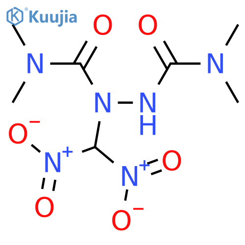 1,2-HYDRAZINEDICARBOXAMIDE, 1-(DINITROMETHYL)-N,N,N',N'-TETRAMETHYL- structure