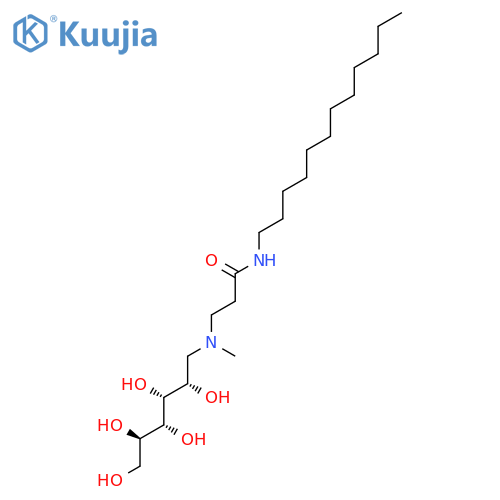 D-GLUCITOL, 1-DEOXY-1-[[3-(DODECYLAMINO)-3-OXOPROPYL]METHYLAMINO]- structure