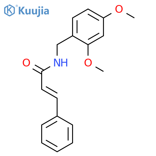 2-Propenamide, N-[(2,4-dimethoxyphenyl)methyl]-3-phenyl-, (2E)- structure