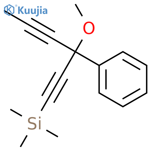 Silane, (3-methoxy-3-phenyl-1,4-hexadiynyl)trimethyl- structure
