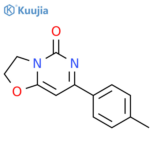5H-Oxazolo[3,2-c]pyrimidin-5-one, 2,3-dihydro-7-(4-methylphenyl)- structure