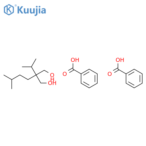1,3-Propanediol, 2-(3-methylbutyl)-2-(1-methylethyl)-, dibenzoate structure