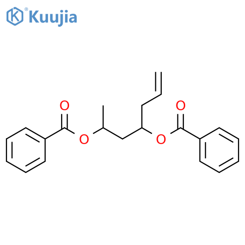 6-Heptene-2,4-diol, dibenzoate structure