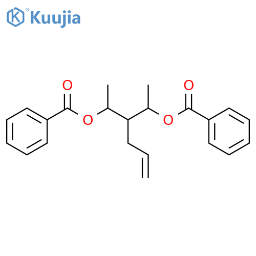 2,4-Pentanediol, 3-(2-propenyl)-, dibenzoate structure