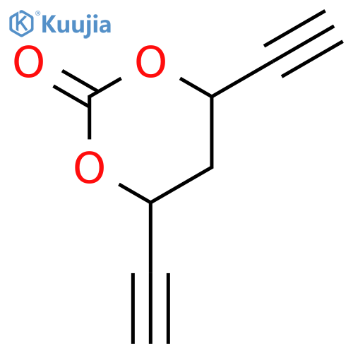 1,3-Dioxan-2-one, 4,6-diethynyl- (9CI) structure