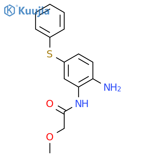 N-(2-Amino-5-(phenylthio)phenyl)-2-methoxyacetamide structure