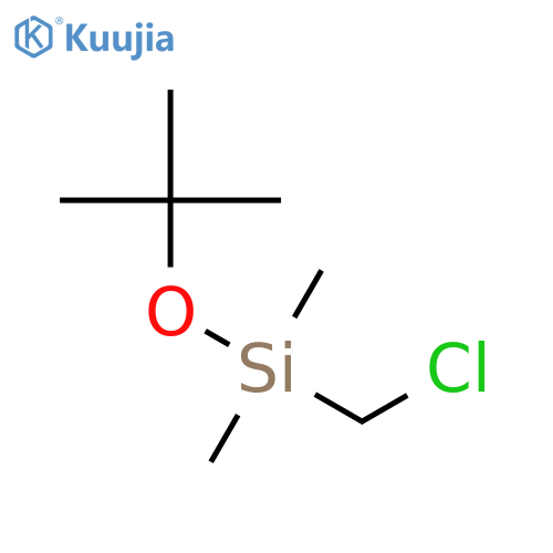 Silane,(chloromethyl)(1,1-dimethylethoxy)dimethyl- structure