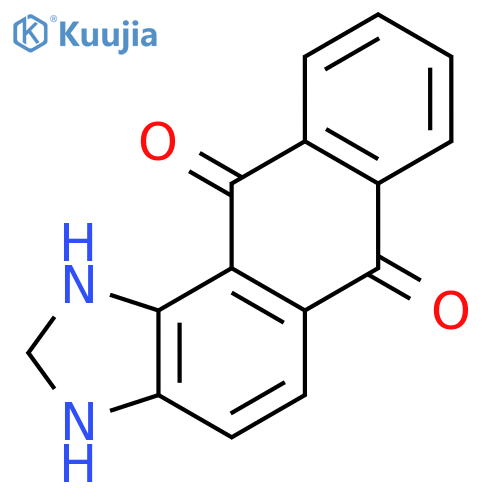 1H-Anthra[1,2-d]imidazole-6,11-dione, 2,3-dihydro- structure