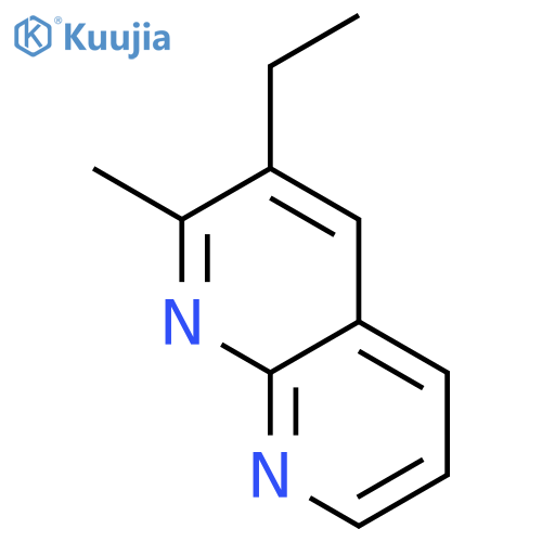 1,8-Naphthyridine, 3-ethyl-2-methyl- structure