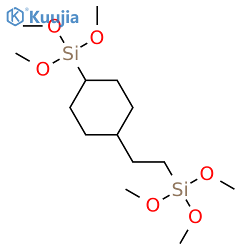 Silane, trimethoxy[2-[4-(trimethoxysilyl)cyclohexyl]ethyl]- structure