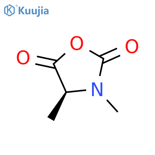 (4S)-3,4-Dimethyl-1,3-oxazolidine-2,5-dione structure