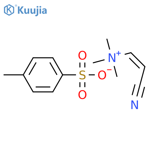 (Z)-(2-CYANOVINYL)TRIMETHYLAMMONIUM P-TOLUENESULFONATE structure
