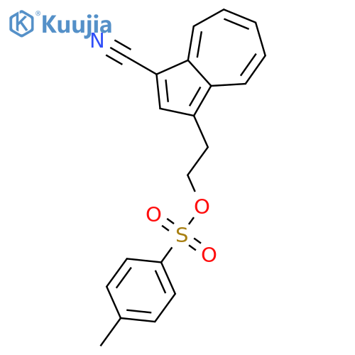 2-(3-Cyanoazulen-1-yl)ethyl 4-methylbenzene-1-sulfonate structure