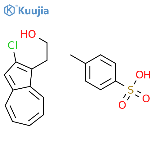1-AZULENEETHANOL, 2-CHLORO-, 4-METHYLBENZENESULFONATE structure