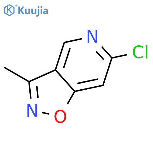 Isoxazolo[4,5-c]pyridine, 6-chloro-3-methyl- structure