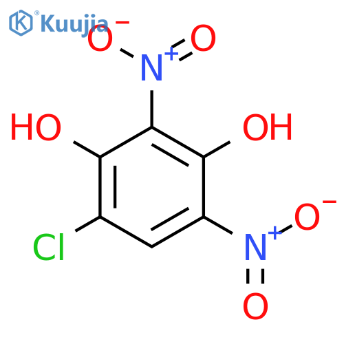 4-chloro-2,6-dinitrobenzene-1,3-diol structure