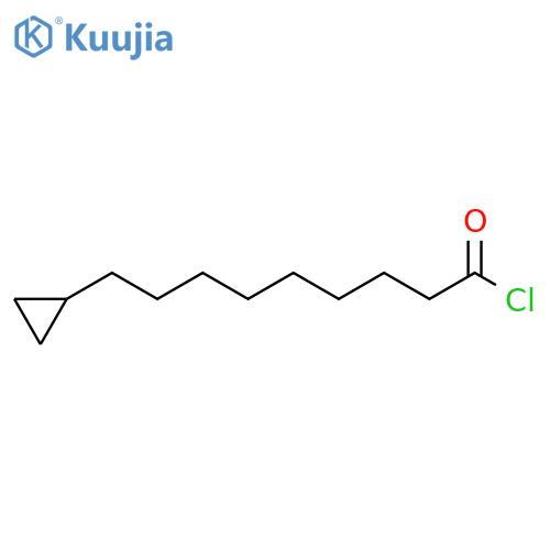 Cyclopropanenonanoyl chloride structure