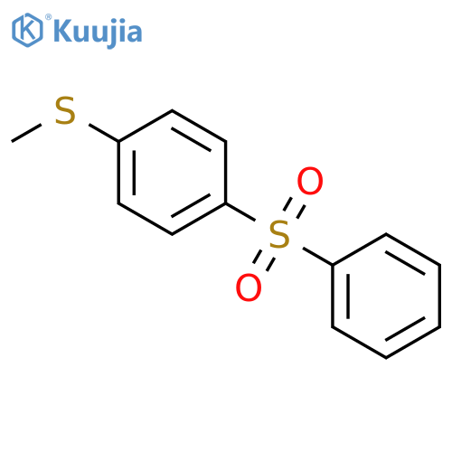 Benzene, 1-(methylthio)-4-(phenylsulfonyl)- structure