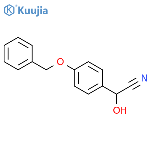 2-4-(Benzyloxy)phenyl-2-hydroxyacetonitrile structure