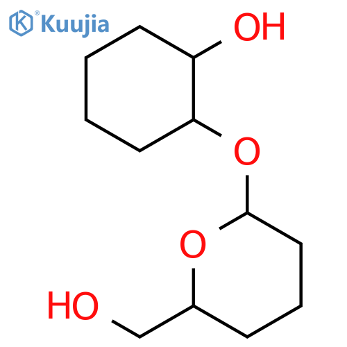 2H-PYRAN-2-METHANOL, TETRAHYDRO-6-[(2-HYDROXYCYCLOHEXYL)OXY]- structure