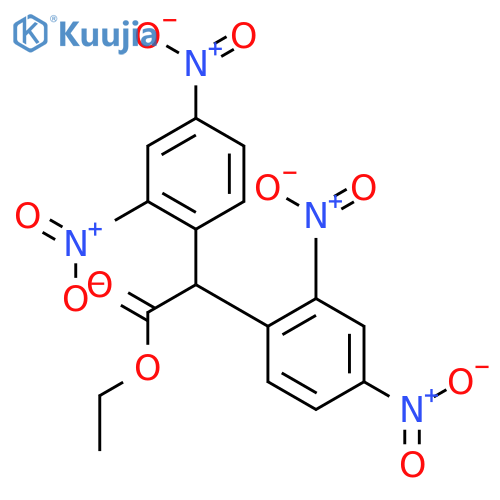 Ethyl 2,2-Bis(2,4-dinitrophenyl)acetate structure