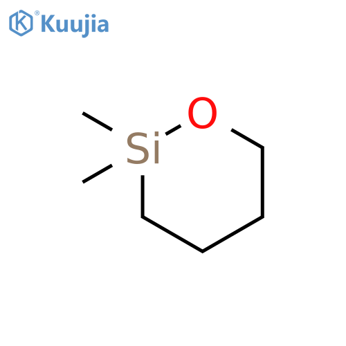 1-Oxa-2-silacyclohexane, 2,2-dimethyl- structure