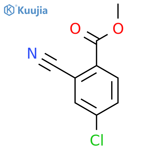 Methyl 4-chloro-2-cyanobenzoate structure