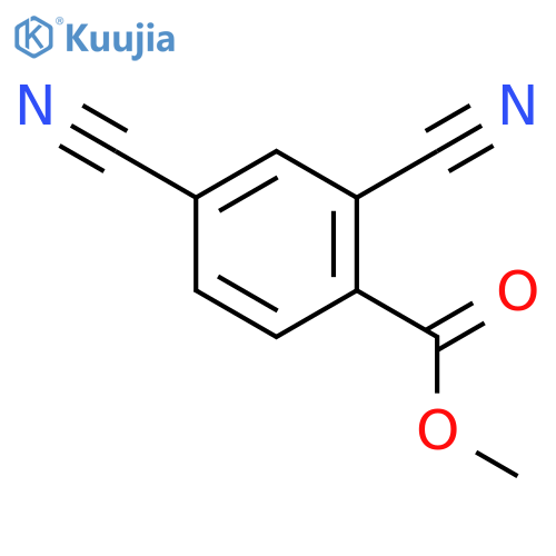 Methyl 2,4-dicyanobenzoate structure