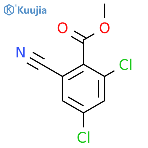 Methyl 2-cyano-4,6-dichlorobenzoate structure
