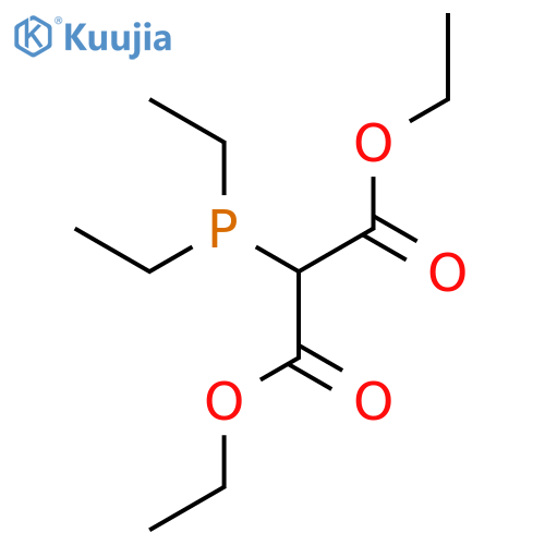 Propanedioic acid, (diethylphosphino)-, diethyl ester structure