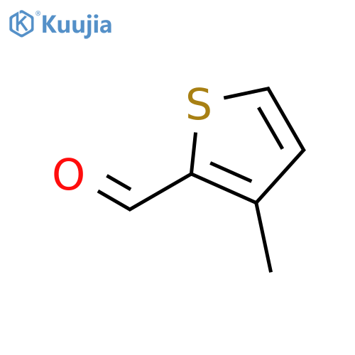 3-methylthiophene-2-carbaldehyde structure