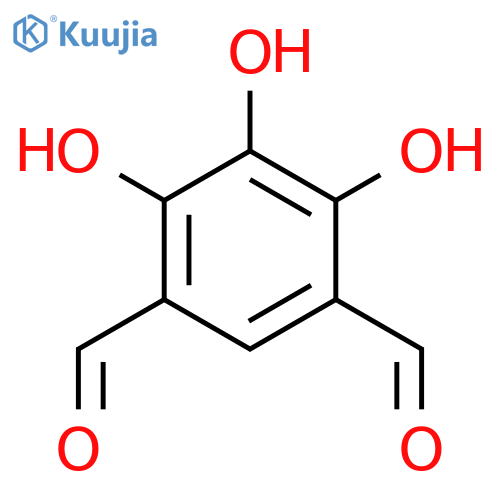 4,5,6-Trihydroxybenzene-1,3-dicarbaldehyde structure