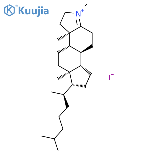 3-Azonia-A-norcholest-3(5)-ene,3-methyl-, iodide (9CI) structure