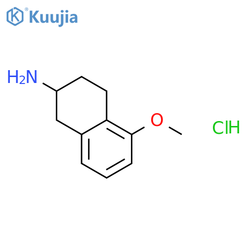 (R)-5-Methoxy-1,2,3,4-tetrahydronaphthalen-2-amine hydrochloride structure