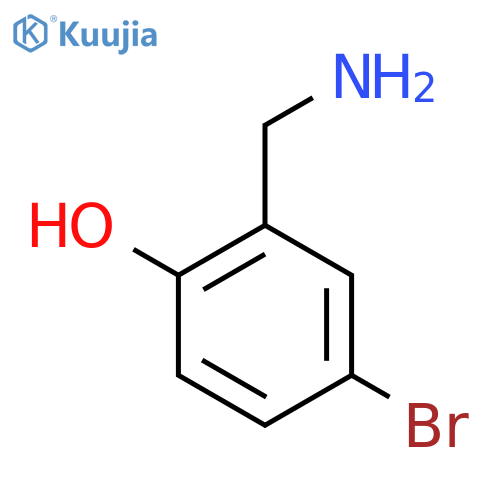 2-(Aminomethyl)-4-bromophenol structure