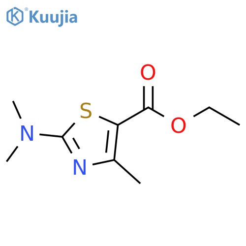 ethyl 2-(dimethylamino)-4-methyl-1,3-thiazole-5-carboxylate structure
