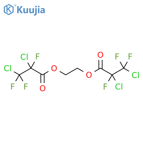 Propanoic acid, 2,3-dichloro-2,3,3-trifluoro-, 1,2-ethanediyl ester (9CI) structure