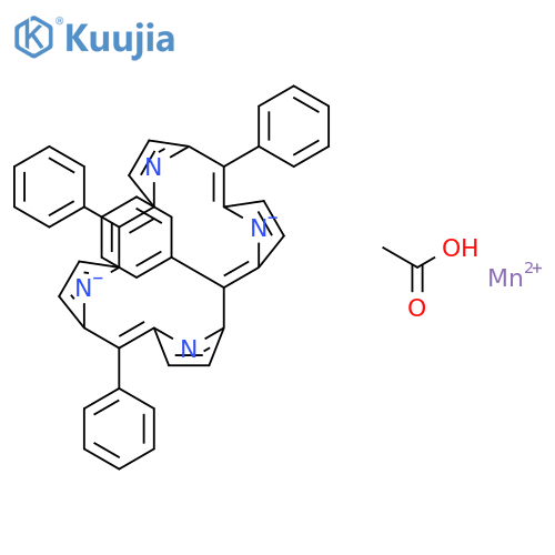 Mn(III) meso-Tetraphenylporphine Acetate (1-3% chlorin) structure