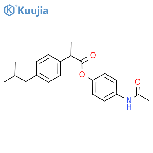 Ibuprofen paracetamol ester structure