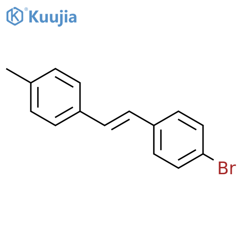 Benzene, 1-bromo-4-[(1E)-2-(4-methylphenyl)ethenyl]- structure