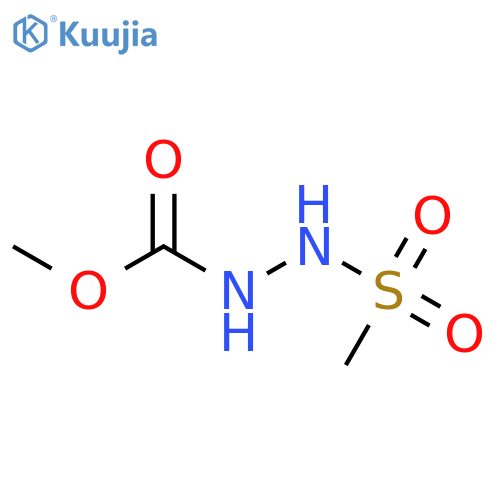 Hydrazinecarboxylic acid, 2-(methylsulfonyl)-, methyl ester structure