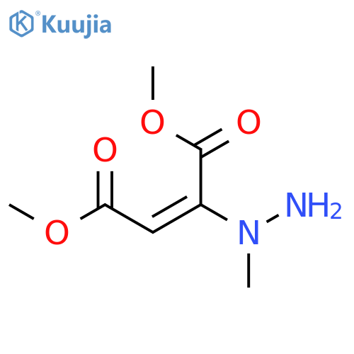 2-Butenedioic acid, 2-(1-methylhydrazino)-, dimethyl ester, (2E)- structure