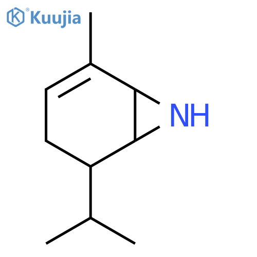 7-Azabicyclo[4.1.0]hept-2-ene,2-methyl-5-(1-methylethyl)-(9CI) structure